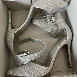 Silver Glitter Dream Pairs Heels
